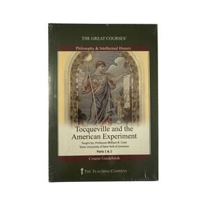 Toqueville & the American Experiment Great Courses Series Book & DVDs New Sealed